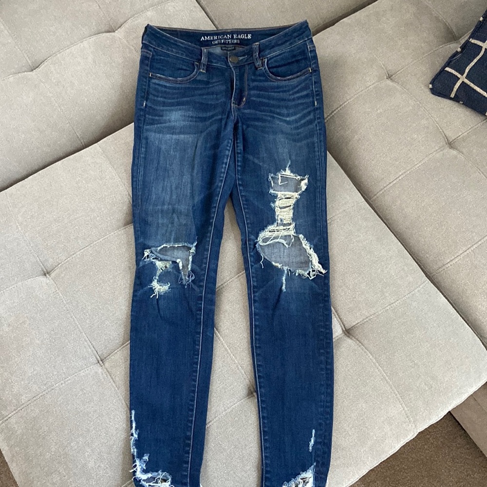 AEO Distressed Jeans